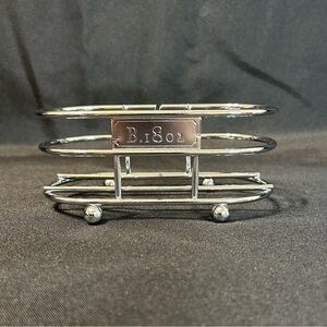Beekman 1802 soap and lotion wire dispenser caddy - Silver